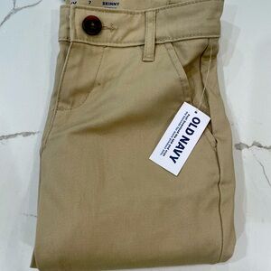 Girls 7 slim Khaki pants